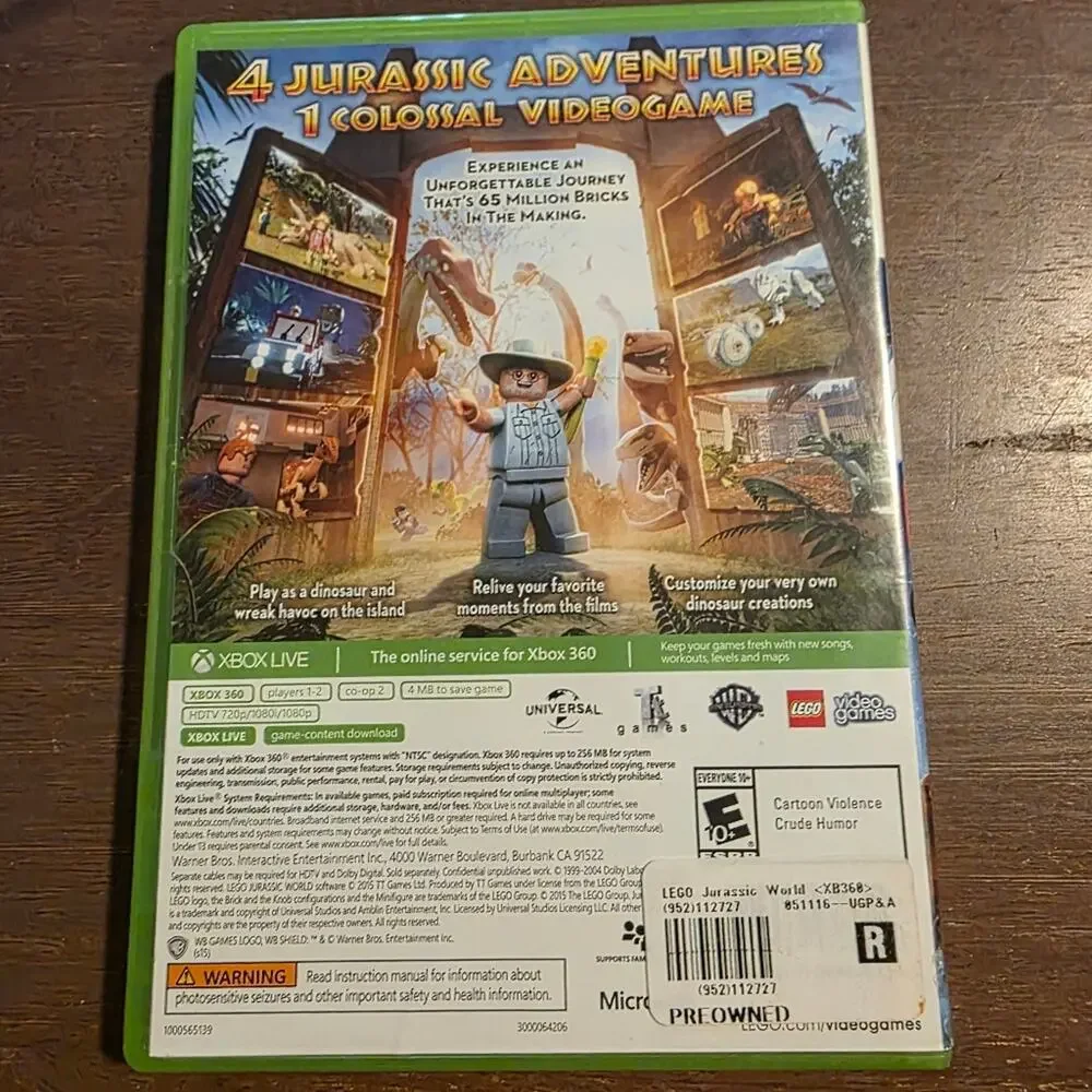 LEGO Jurassic World (Xbox 360)